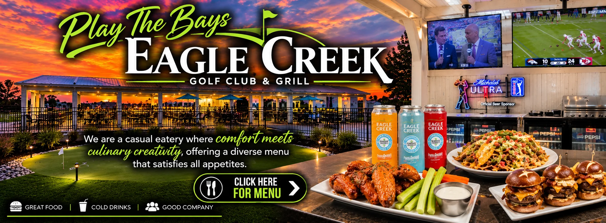 Eagle Creek Play The Bays Menu
