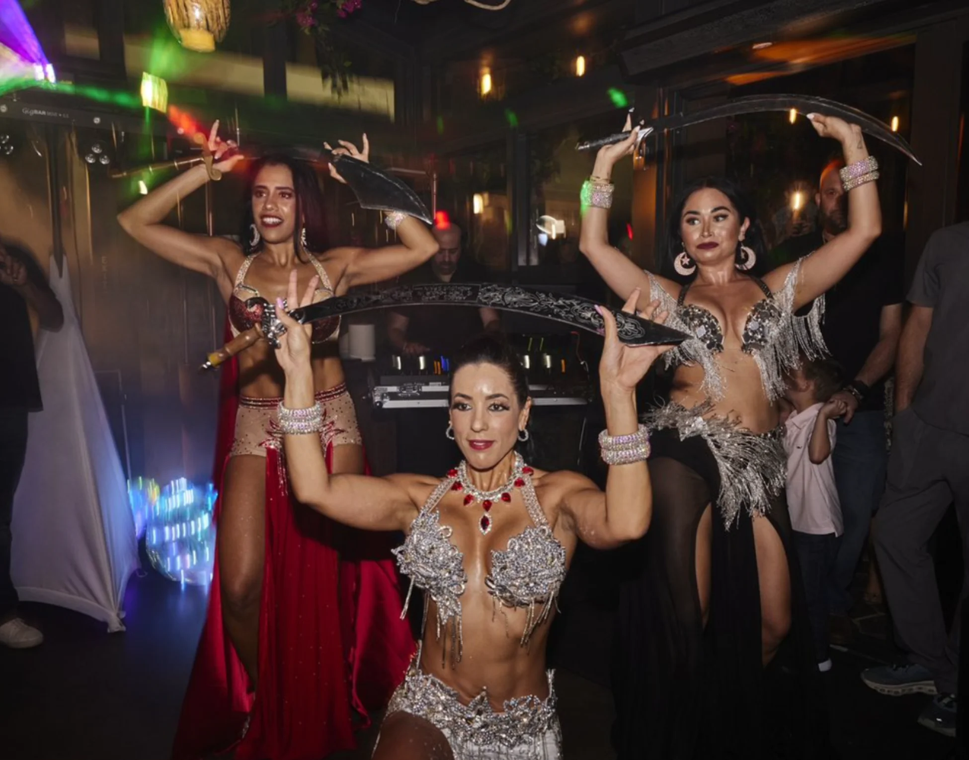 Belly dancing event at Sufrat Grill.