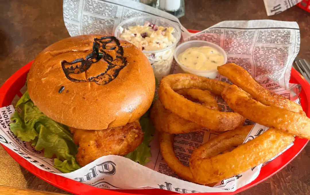 Best Fish Sandwich on Rough River Lake - BigMouths Restaurant