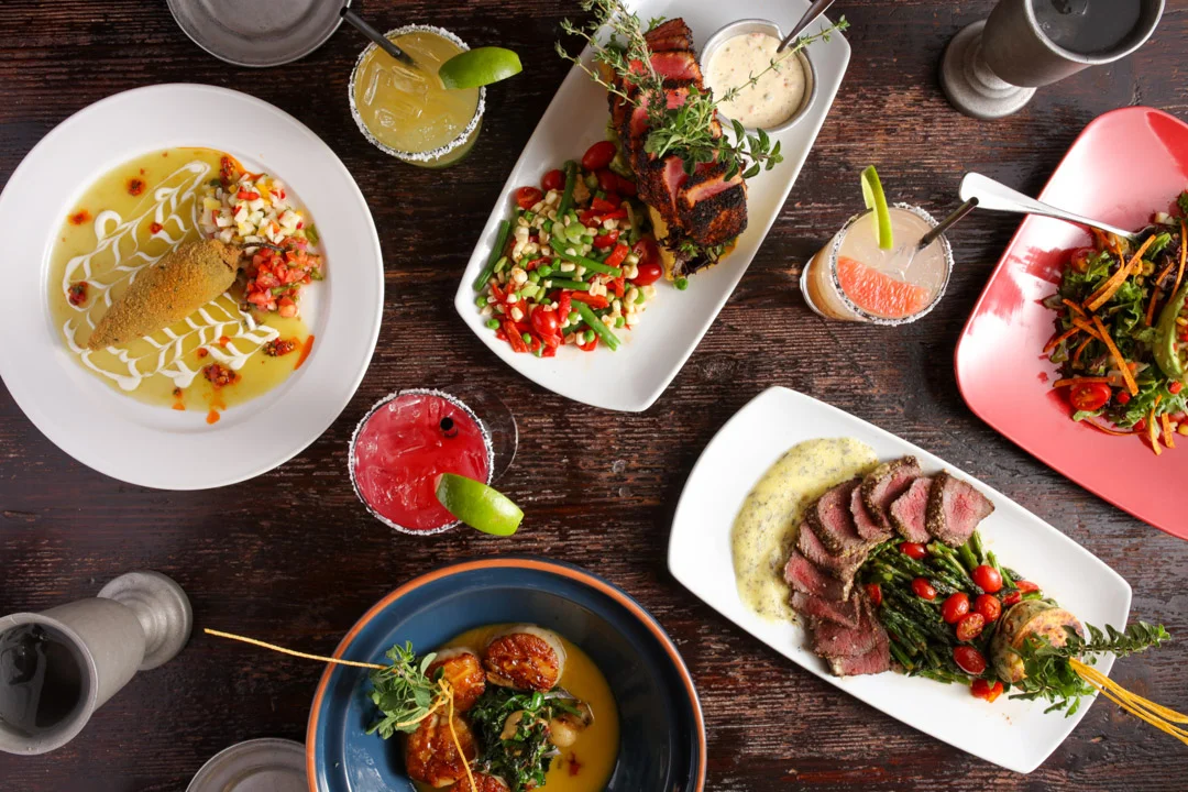A delicious spread featuring Chimayo favorites