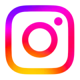 Colorful Instagram logo with gradient design