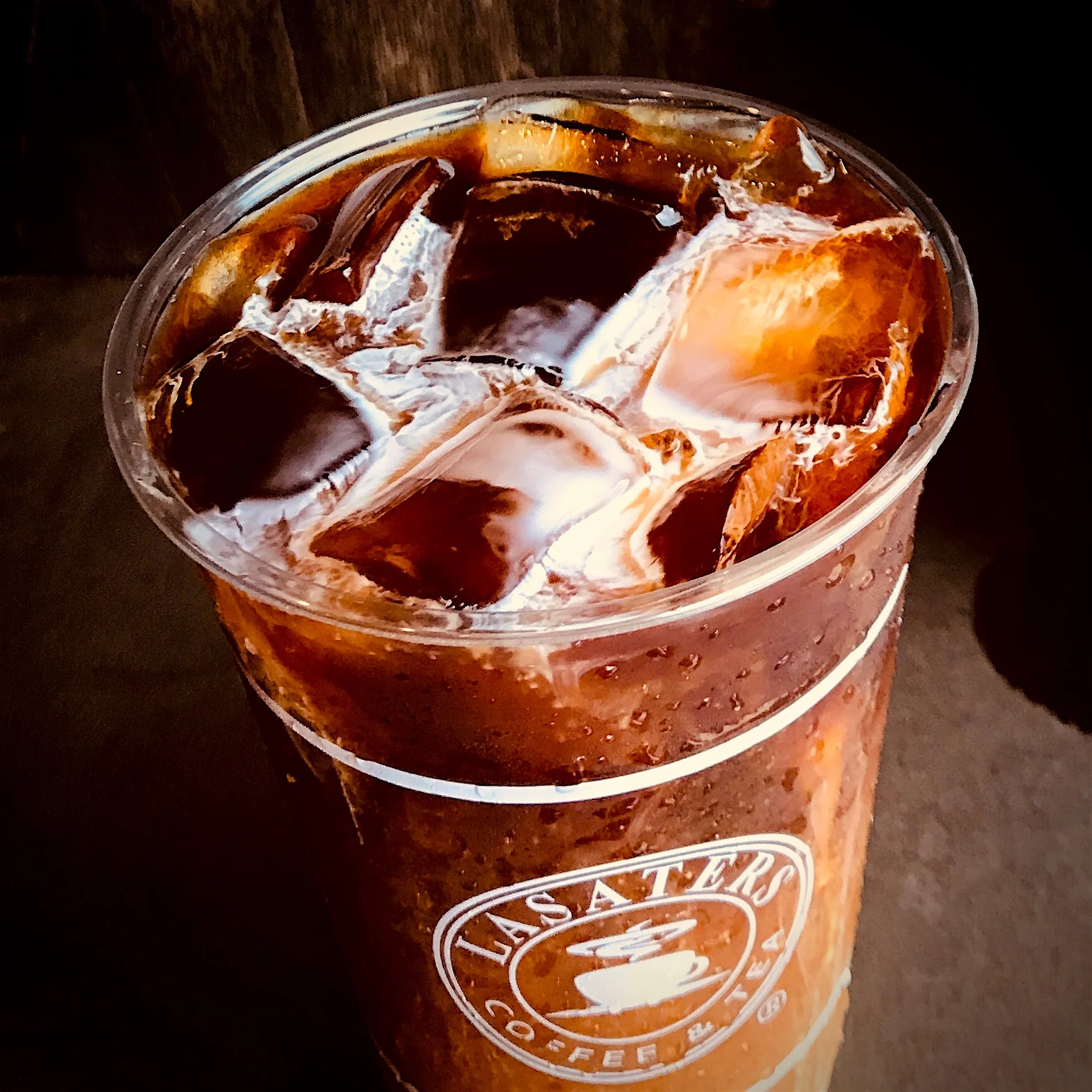 Cold brew with cream.