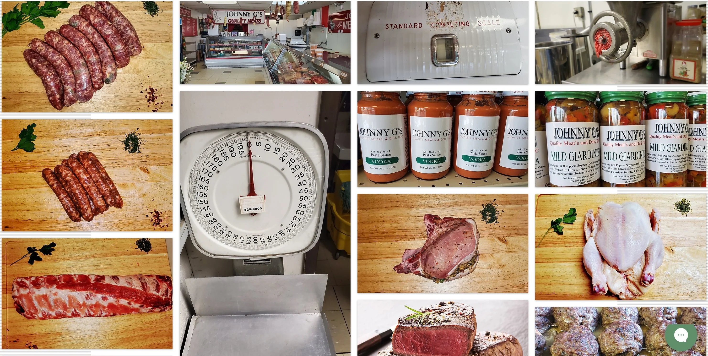 Quality meats and sauces at a local butcher shop
