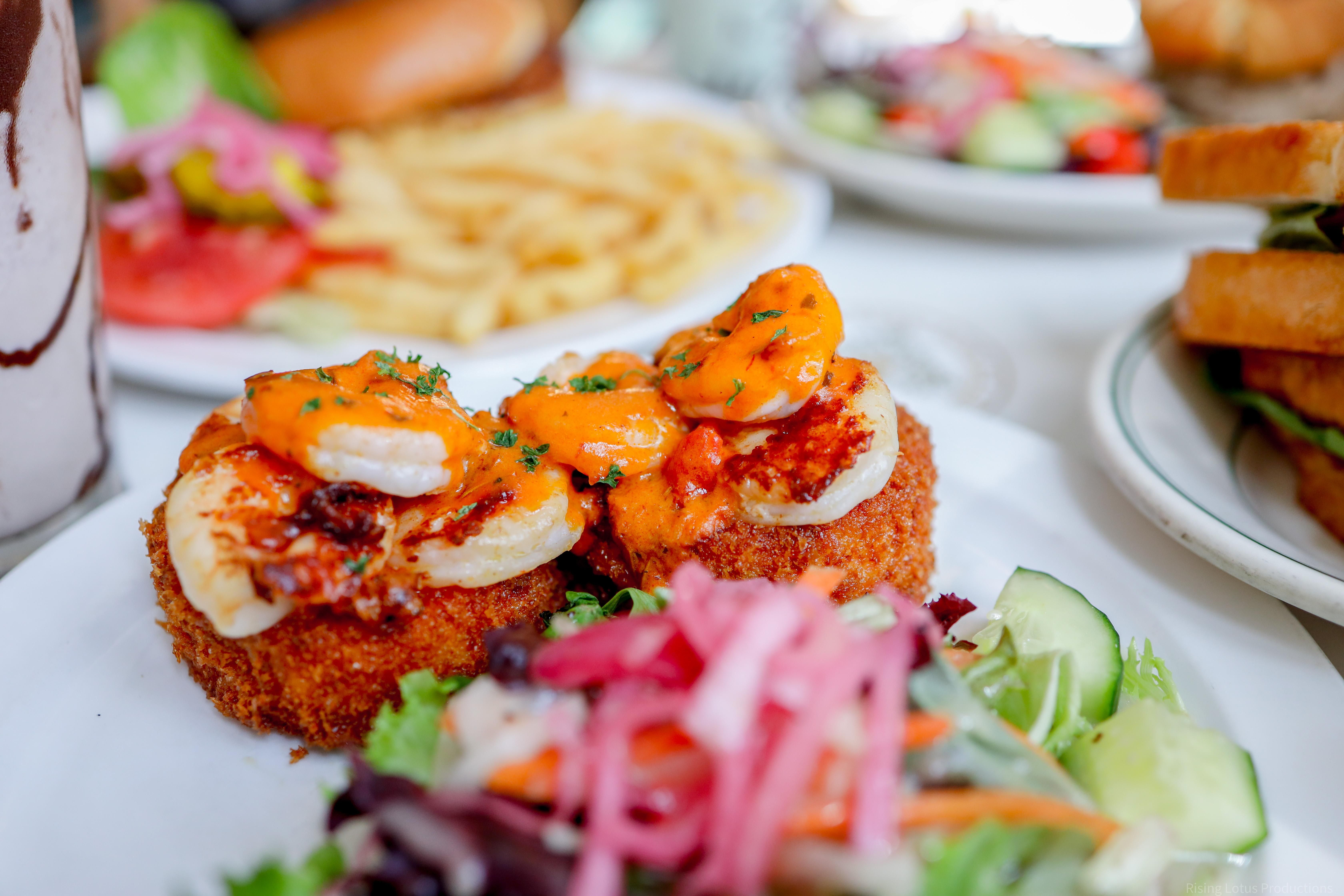 SHRIMP RISOTTO STACKER at Little Duck Diner