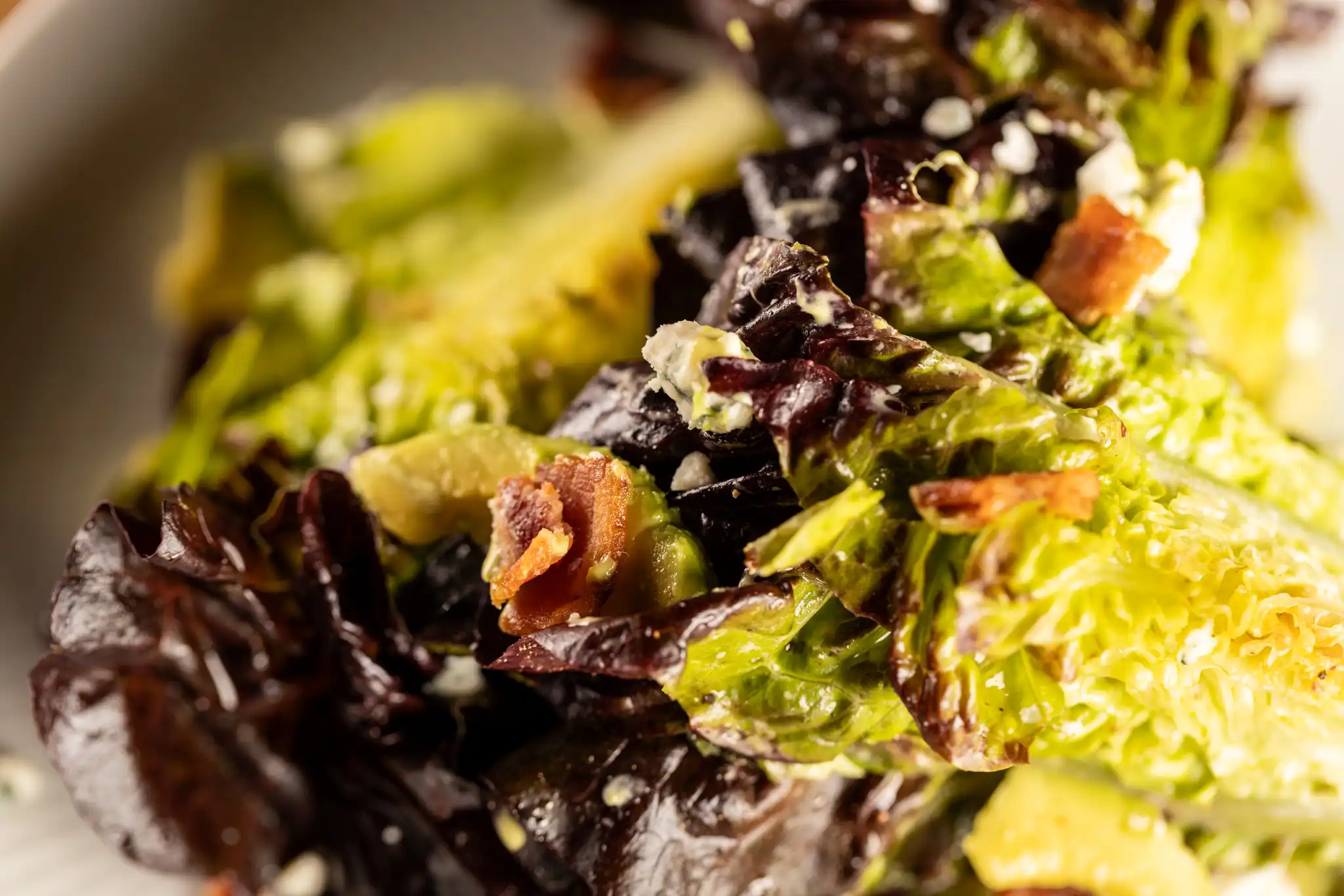 fresh lettuce, salad