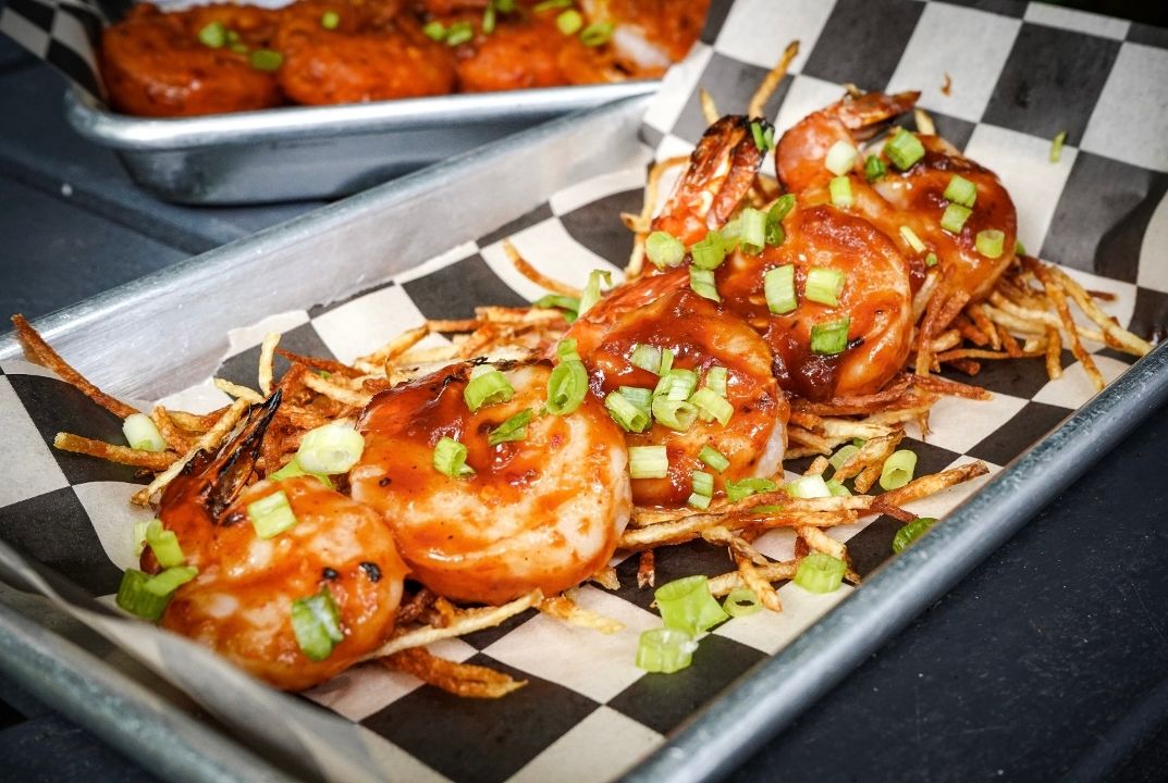 Bacon BBQ Shrimp at The Smokehouse