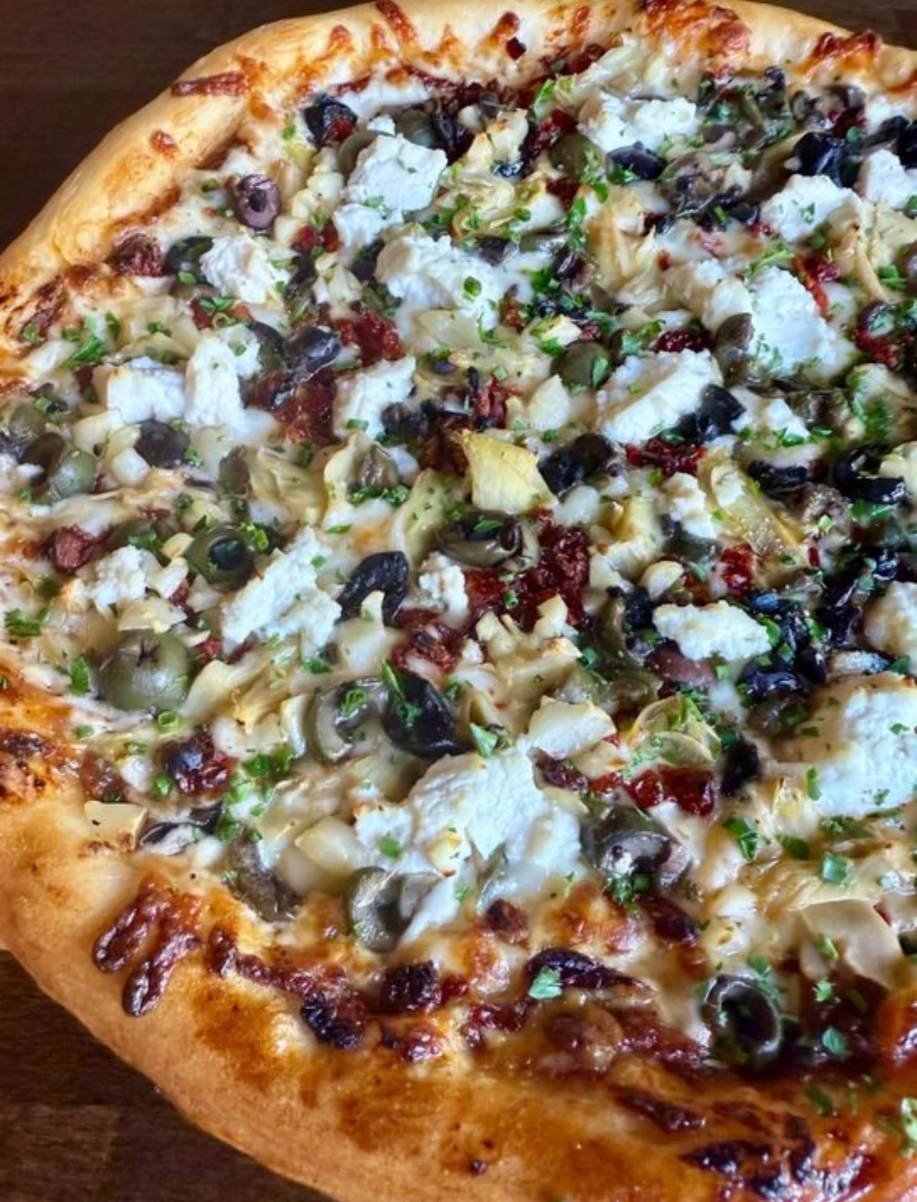 A Thru-Hiker Pizza