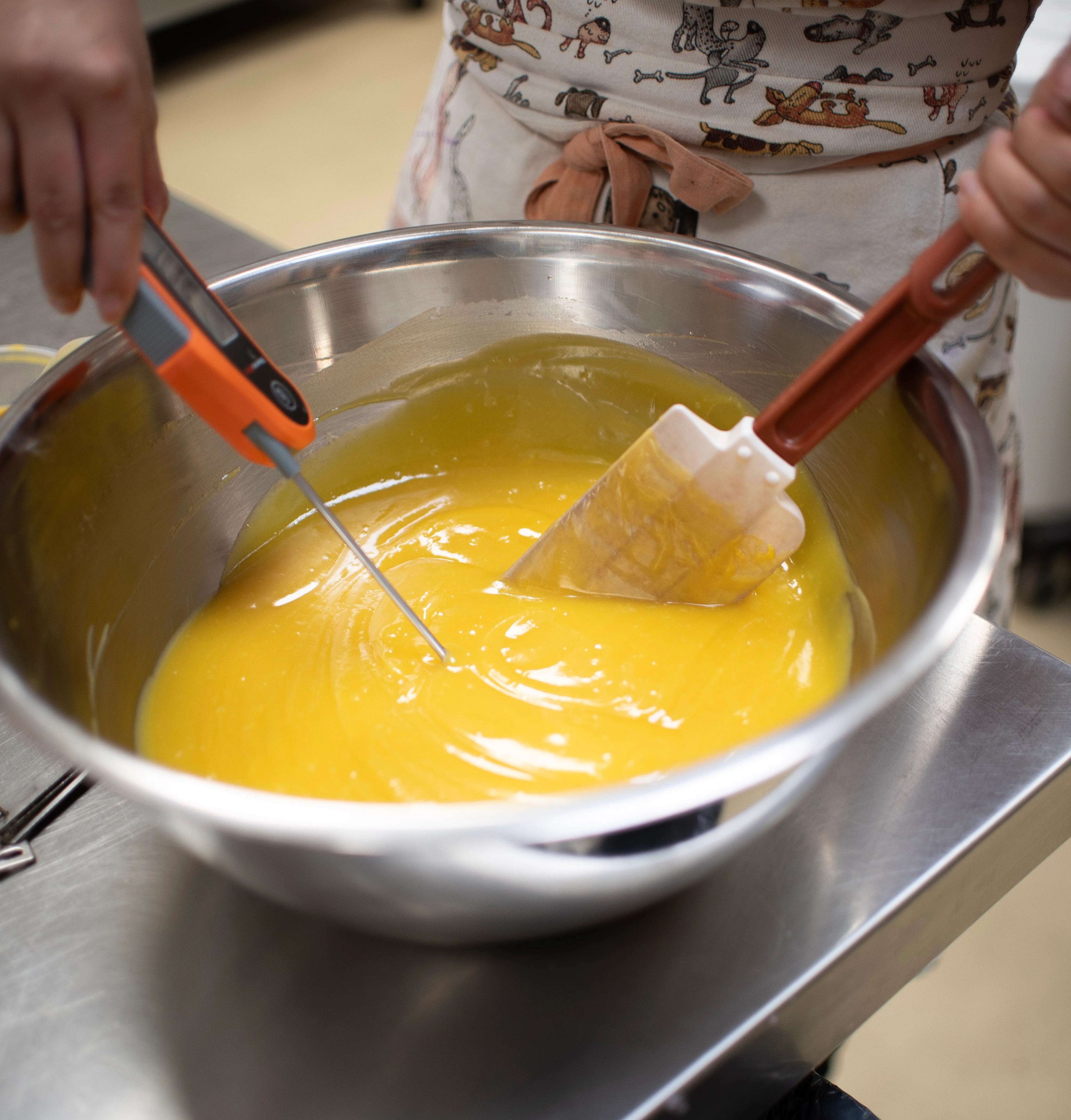 A restaurant chef preparing a dish