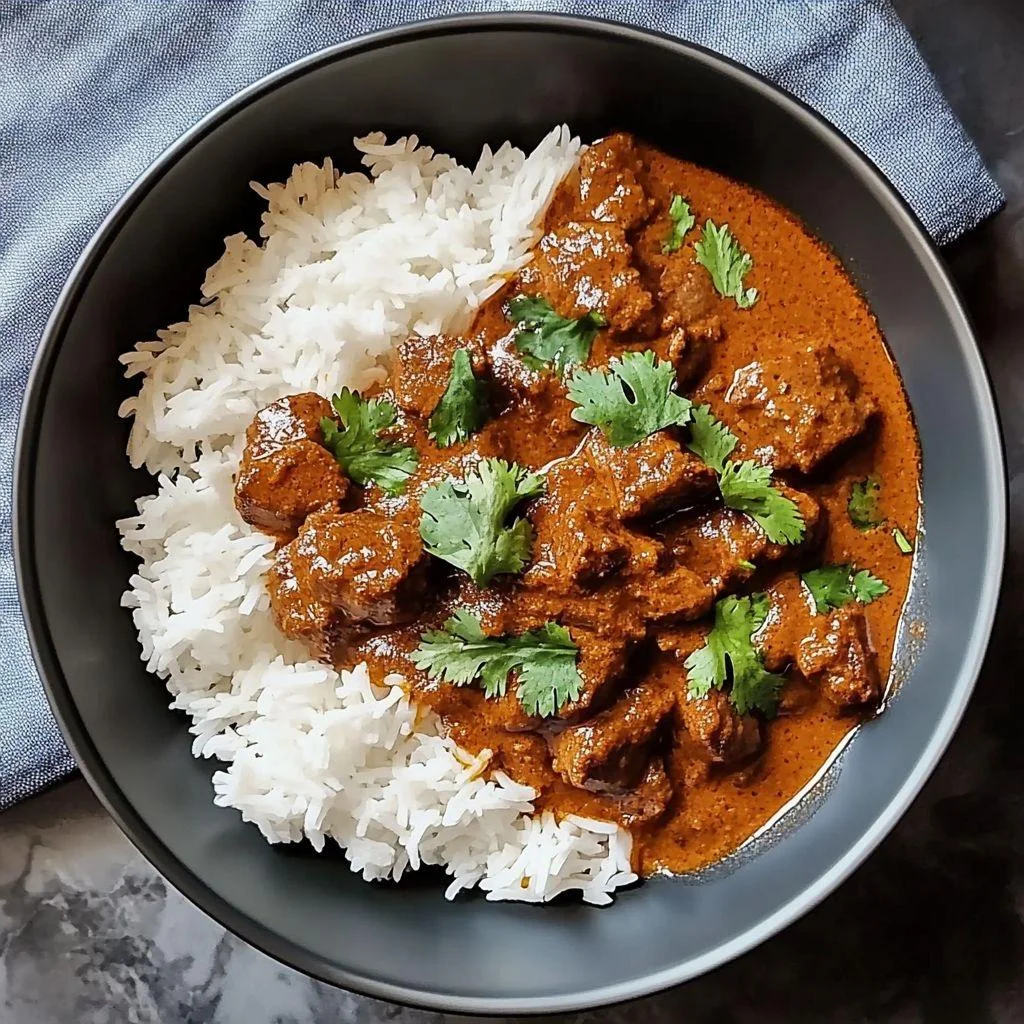 Goat Curry Rice Bowl
