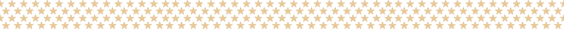 Cream-colored horizontal divider with star design for restaurant branding.