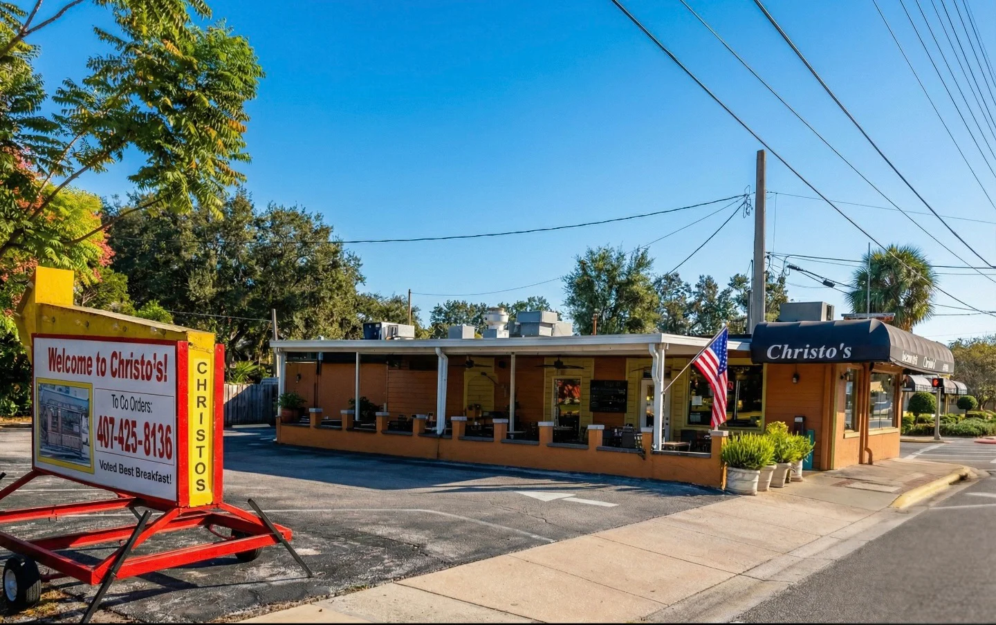 Christos Cafe Orlando FL Front Building