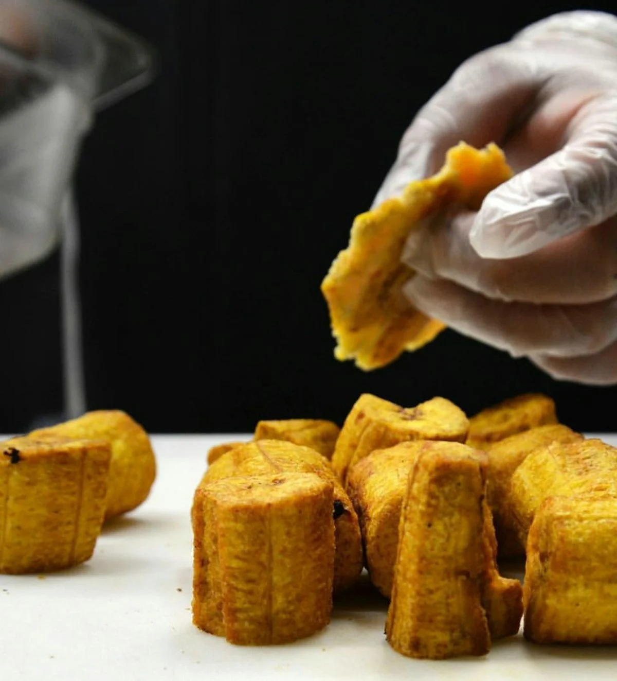 A restaurant chef preparing a dish