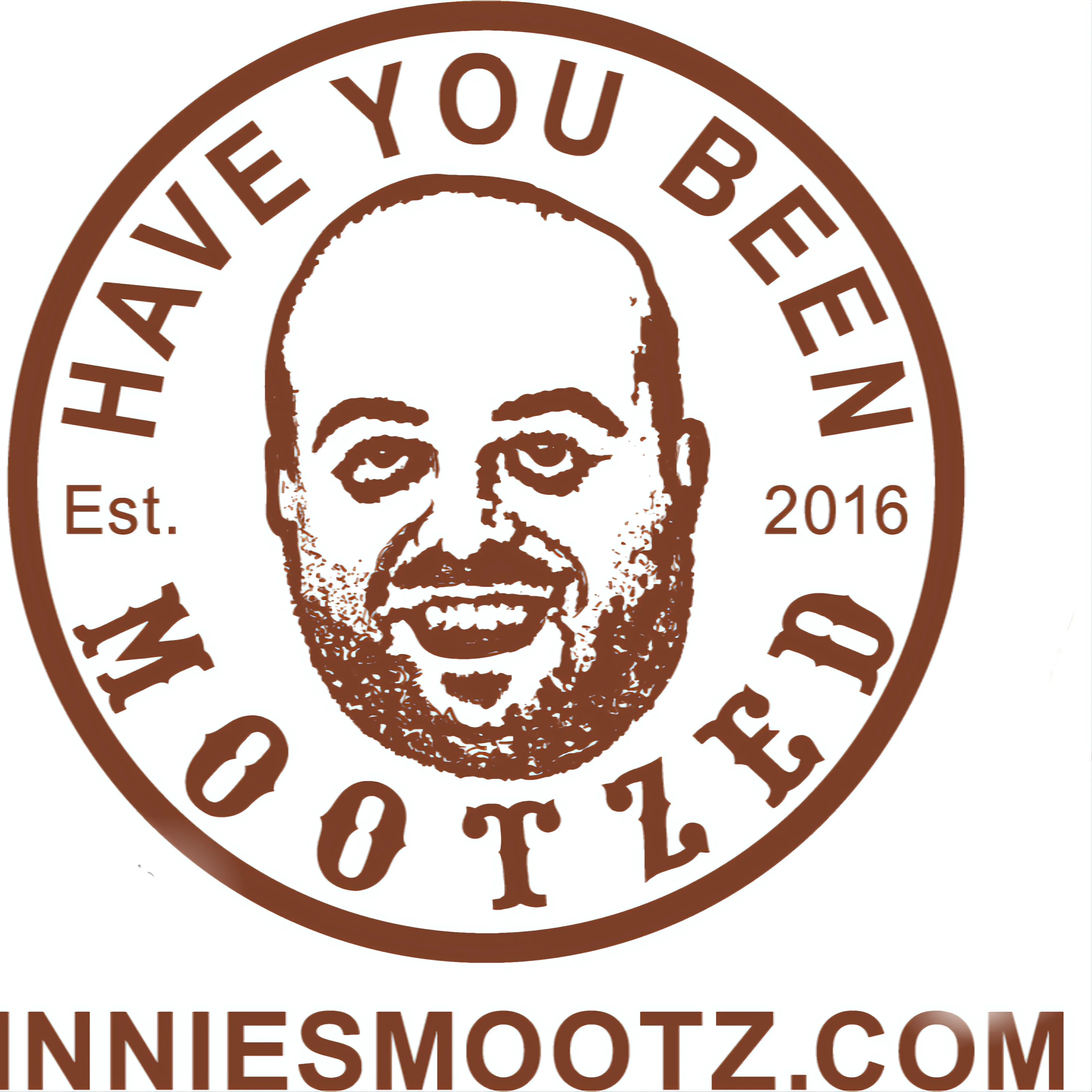 Logo of Vinnie's Mootz, established 2016, featuring a smiling face
