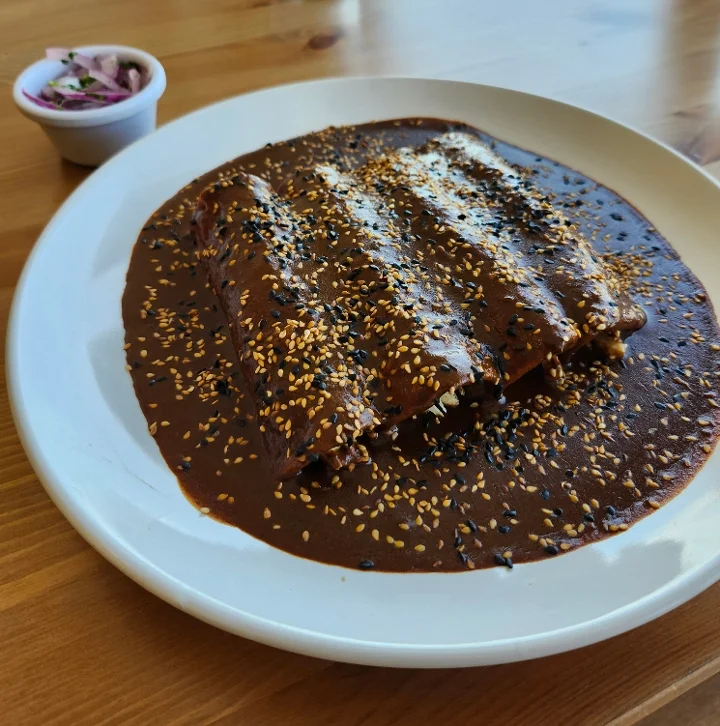 Mole Enchiladas