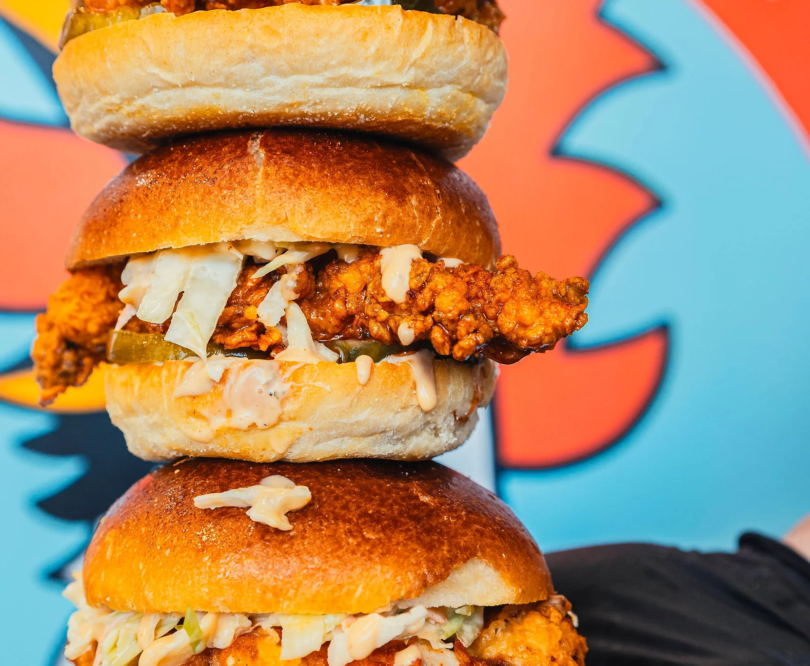 Hot chicken & waffles