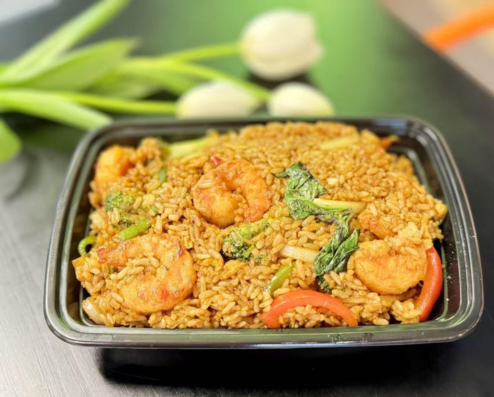 Basil Fried Rice w/Shrimp