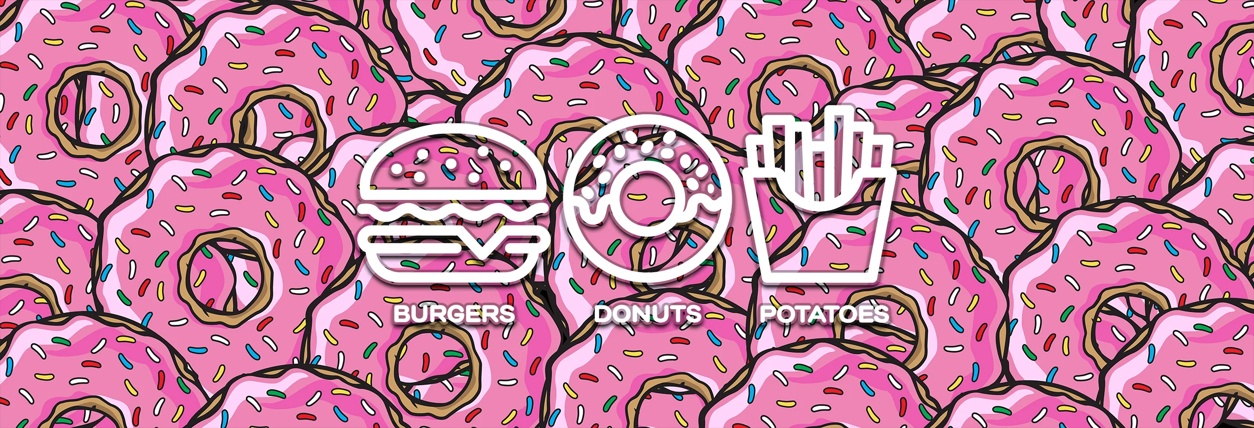 A variety of colorful donuts displayed on a tray.