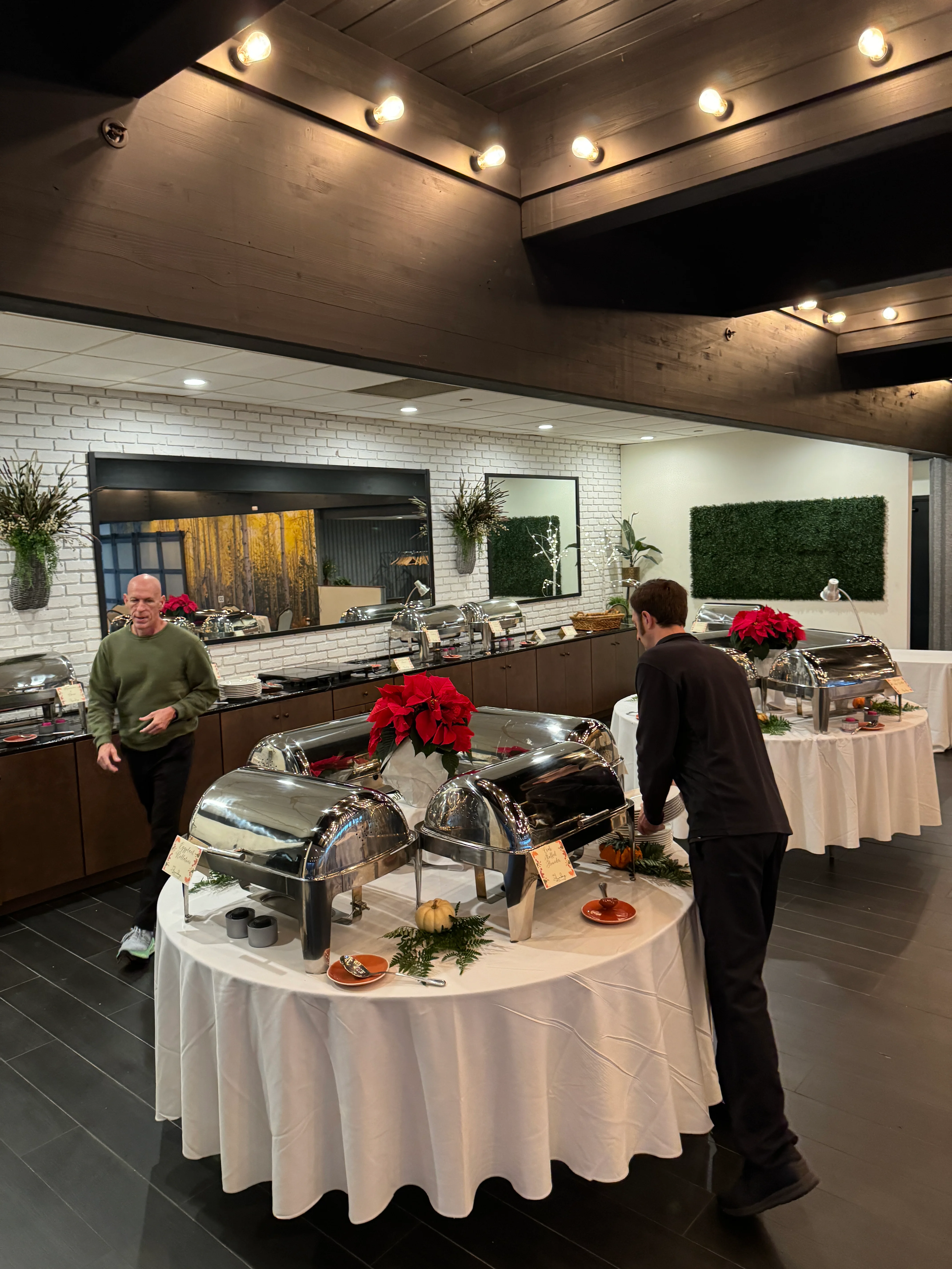 A restaurant chef preparing a dish