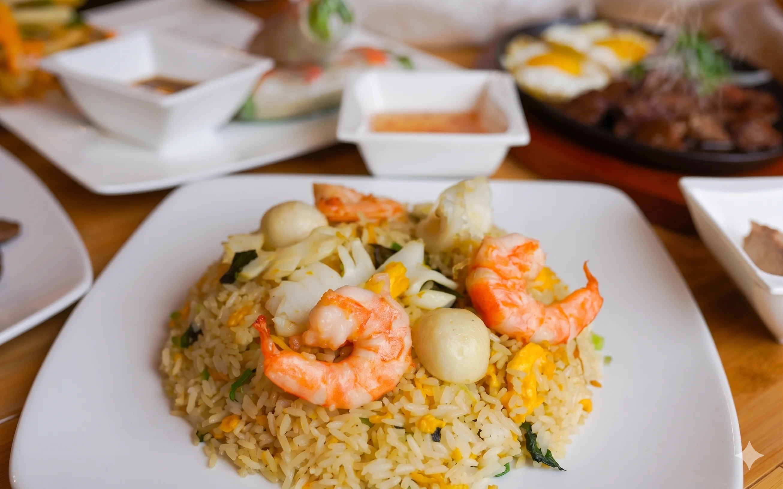 A beautifully plated dish showcasing vibrant colors and fresh ingredients.