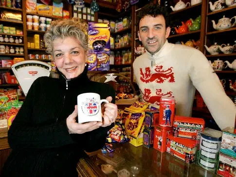 Charming shop interior with unique gifts and snacks