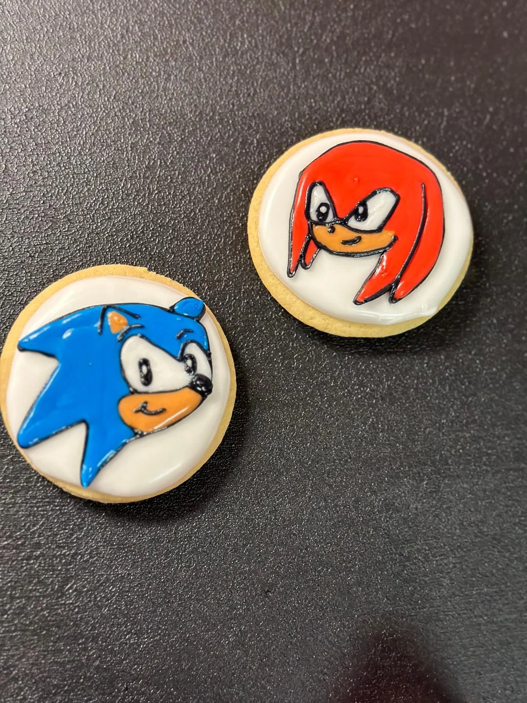 Decorative cookies featuring cartoon characters
