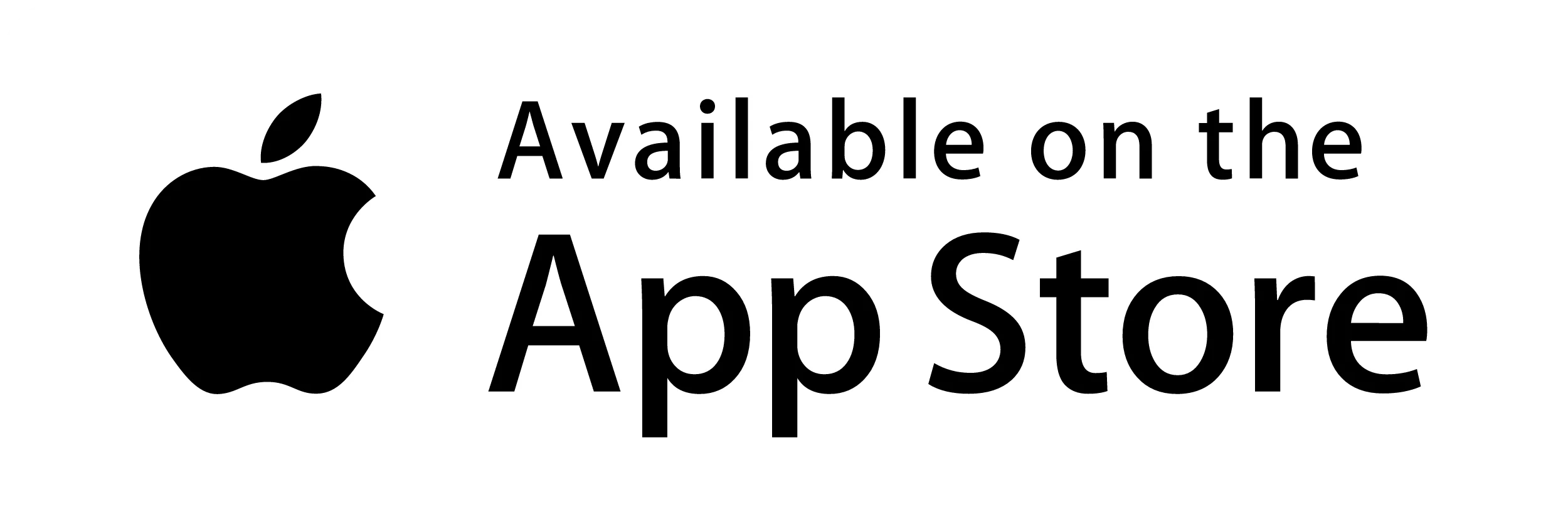 Apple App Store logo and availability announcement