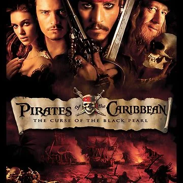 Movie poster for Pirates of the Caribbean: The Curse of the Black Pearl