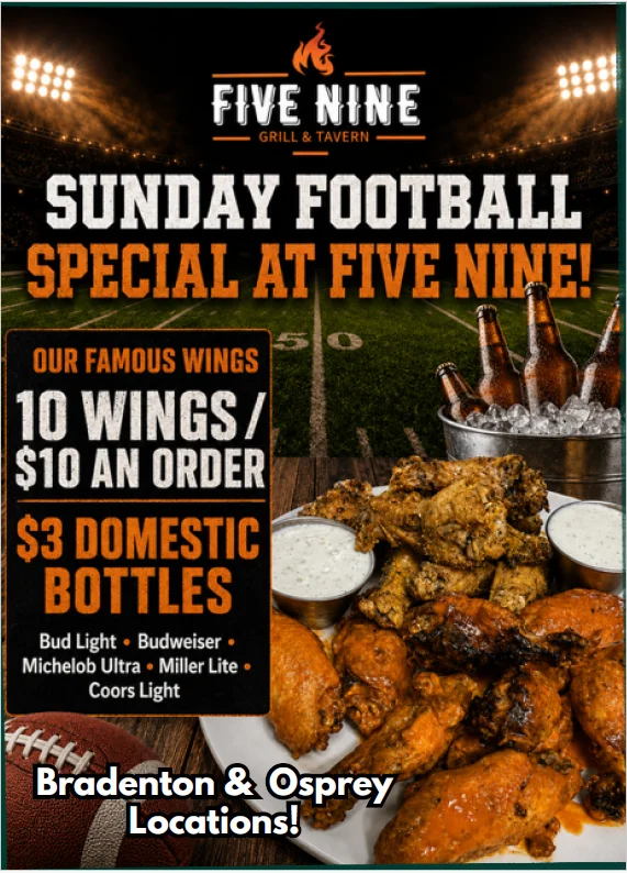 Delicious platter of chicken wings with dipping sauce at a sports bar