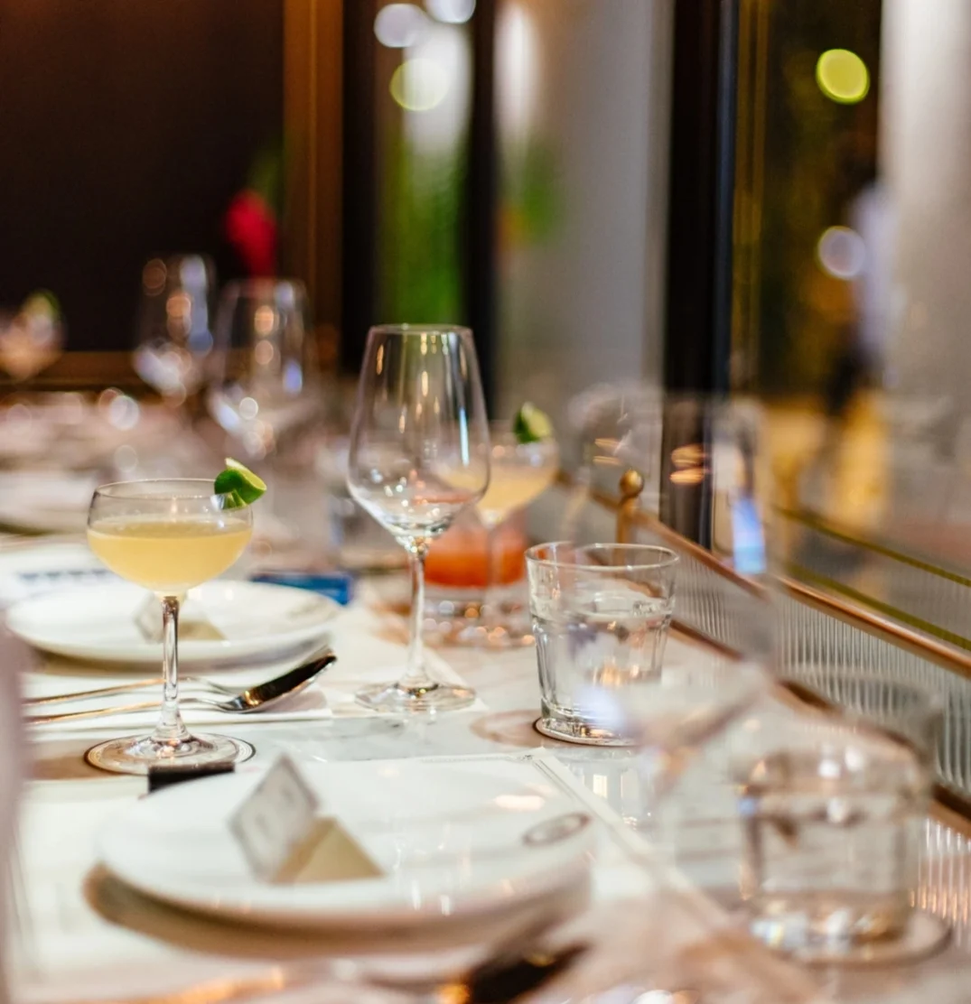 A restaurant chef preparing a dish
