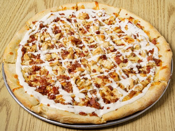 Chicken Bacon Ranch Pizza