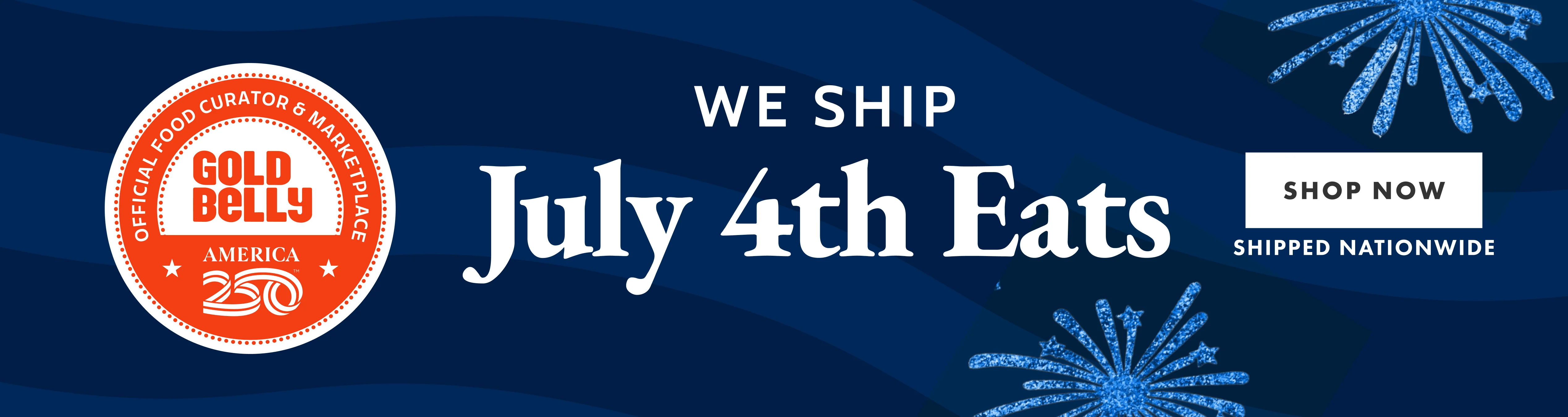 Promotional graphic for Father's Day gifts from Goldbelly