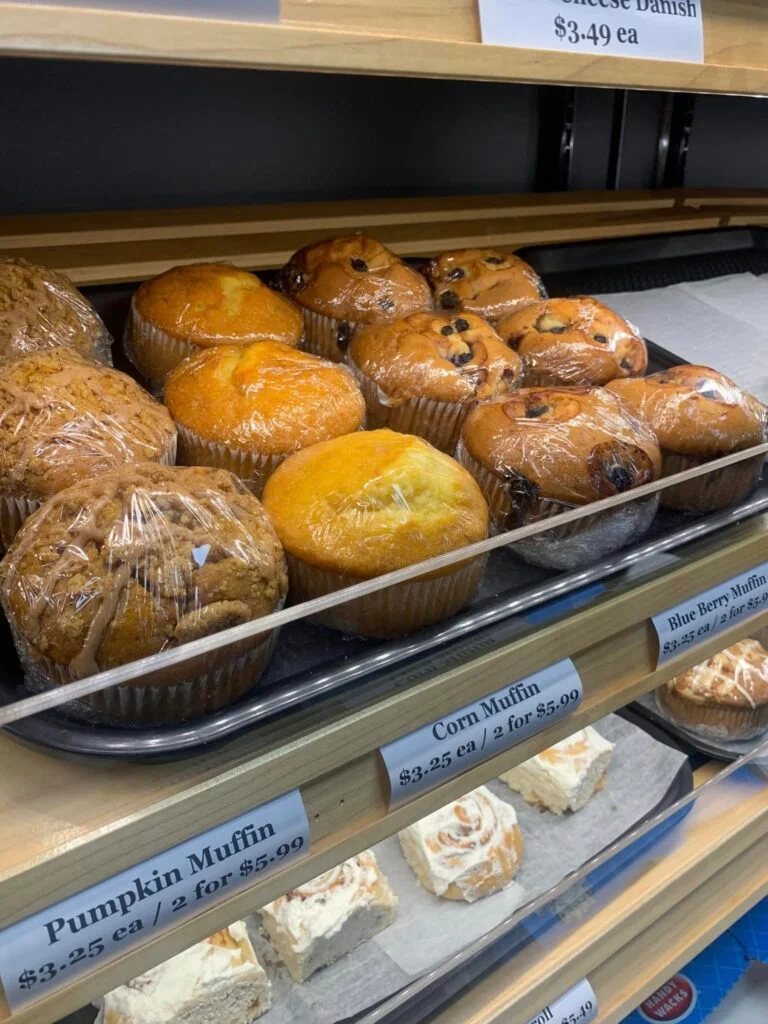 An array of muffins