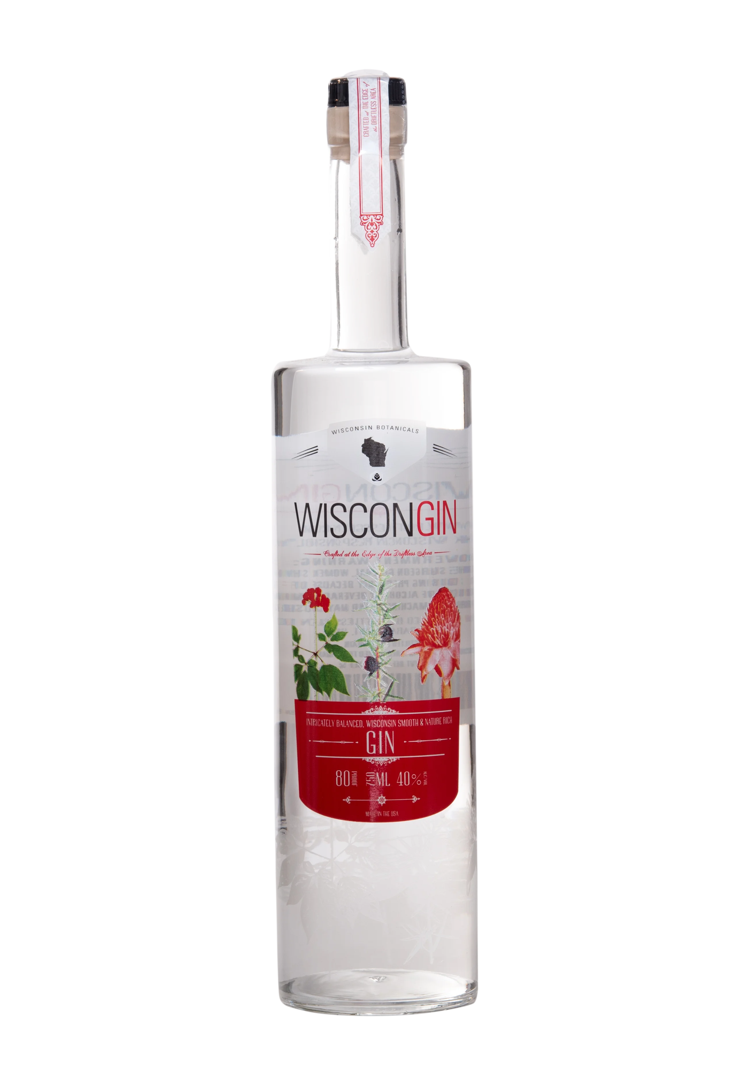 A bottle of WisconGin
