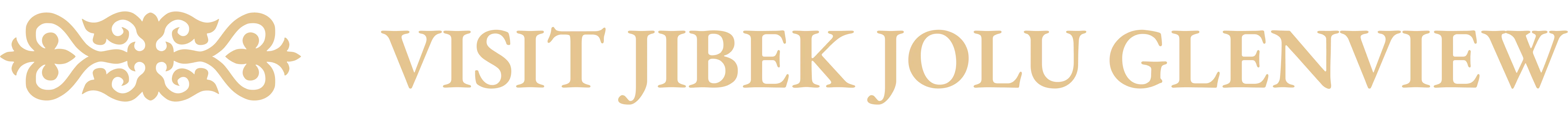 Elegant restaurant logo for Jibek Jolu in Glenview