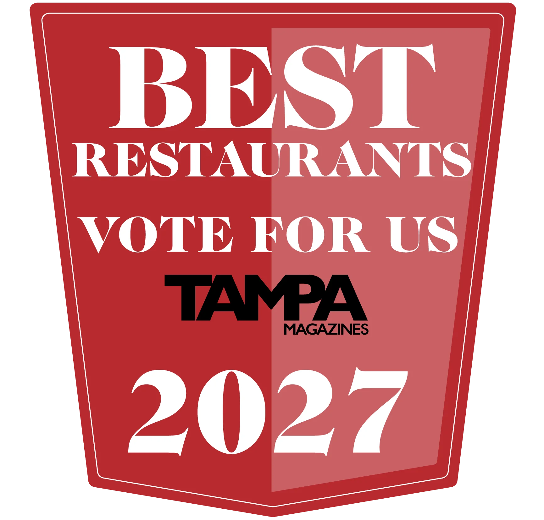 Vote for the best restaurants in Tampa 2027