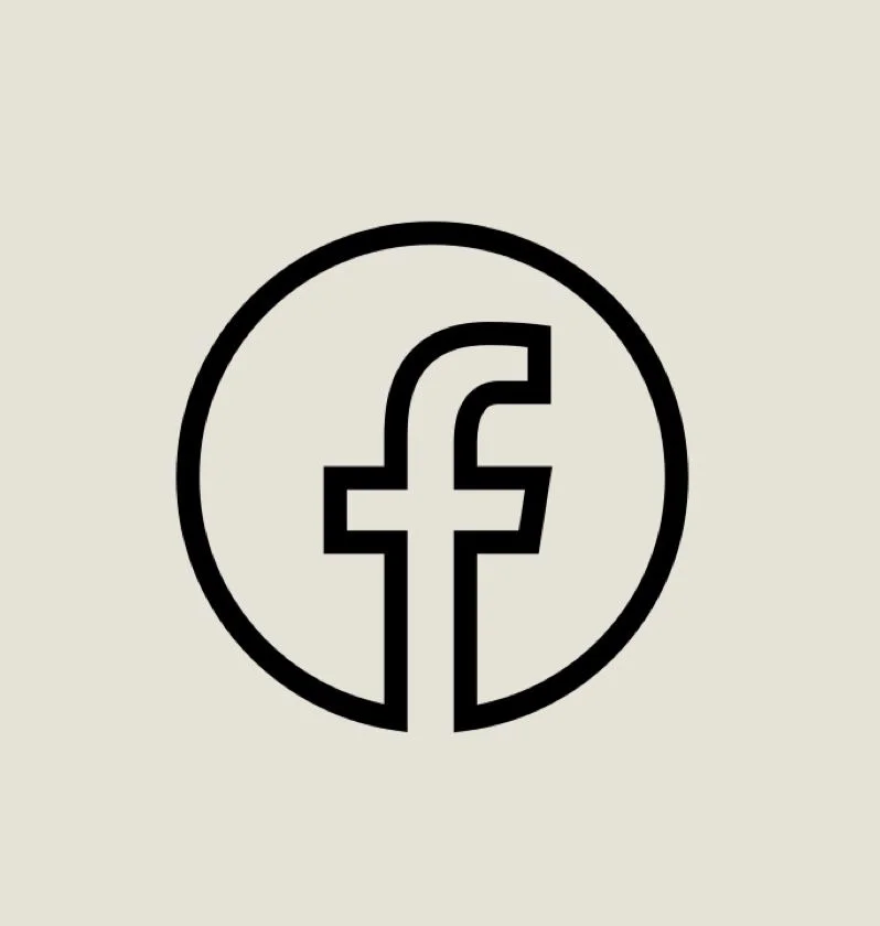 Facebook logo in a minimalist design