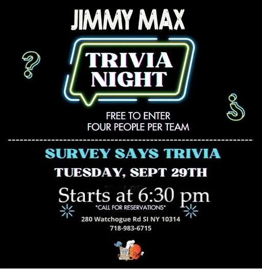 Jimmy Max Trivia Night