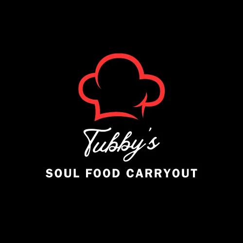Logo of Tubby's Soul Food Carryout featuring a chef's hat