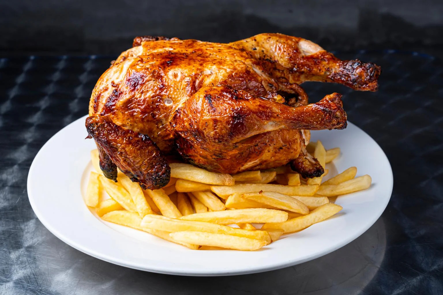 1 POLLO + PAPAS FRITAS