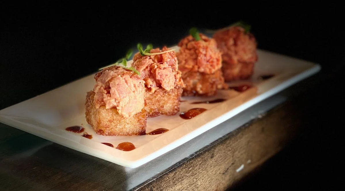 Southern-style fried chicken sliders with sauce