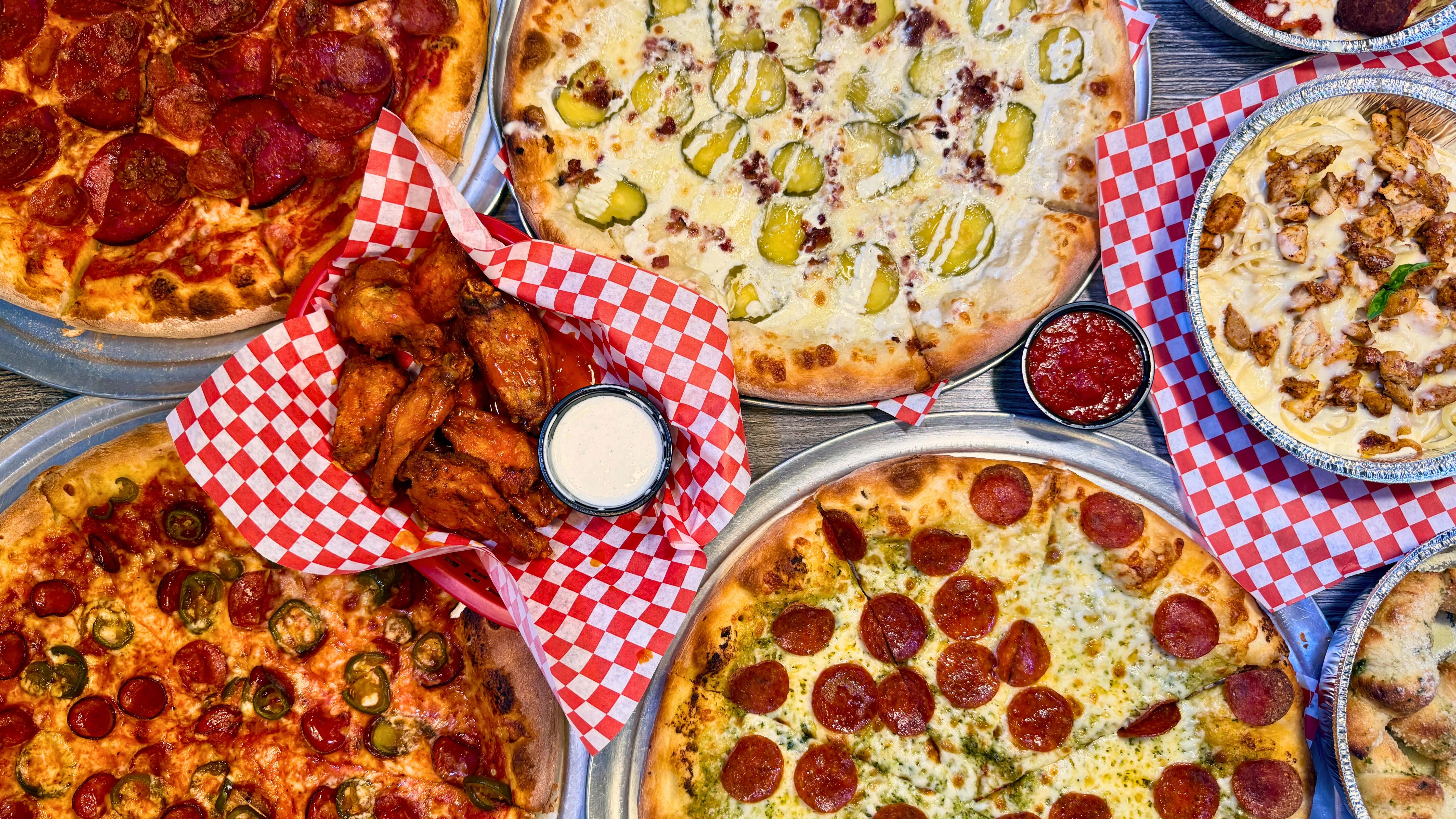 Joe's NY Pizza Food Spread