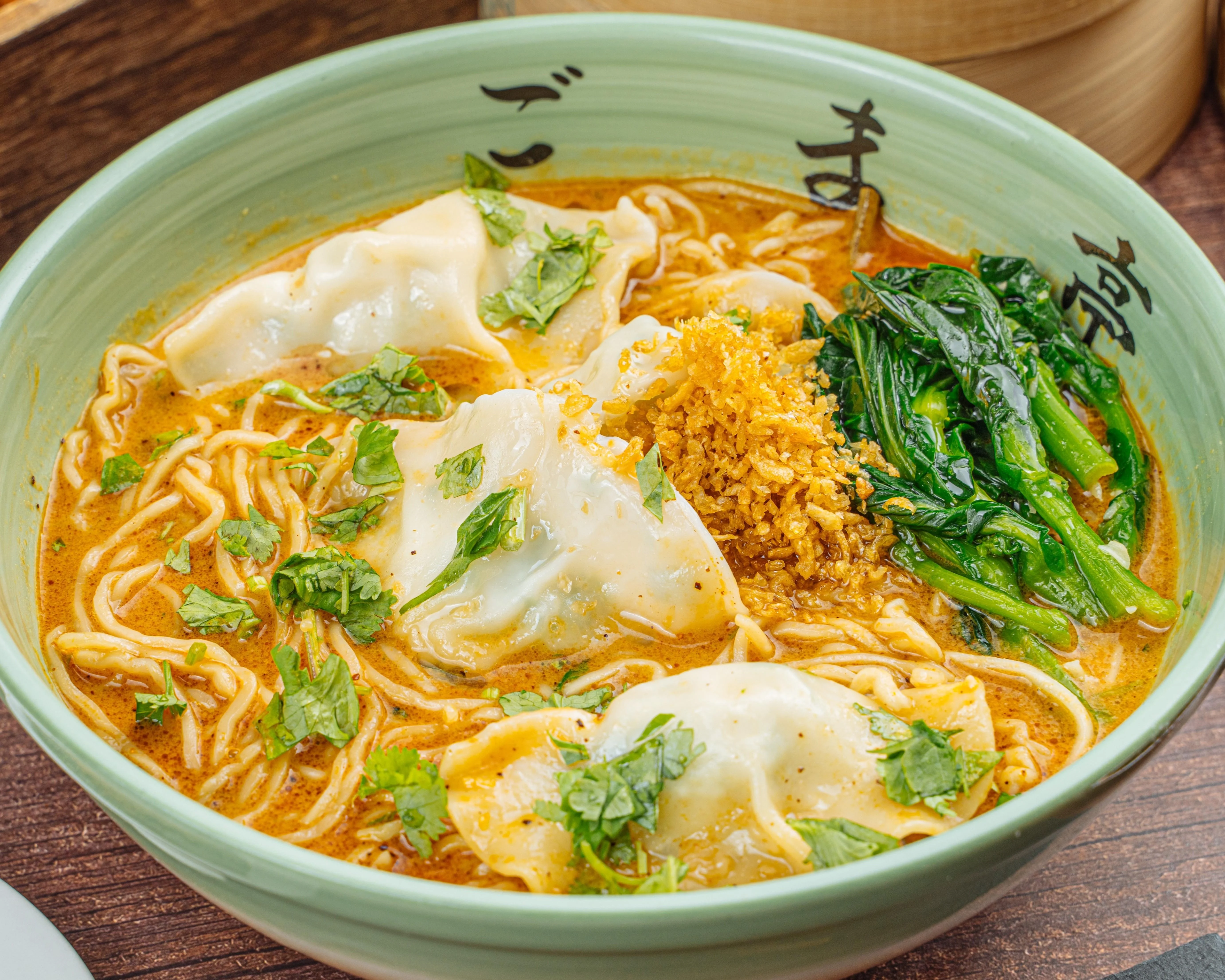 Goma Tei Fish Dumpling with Tan Tan Ramen