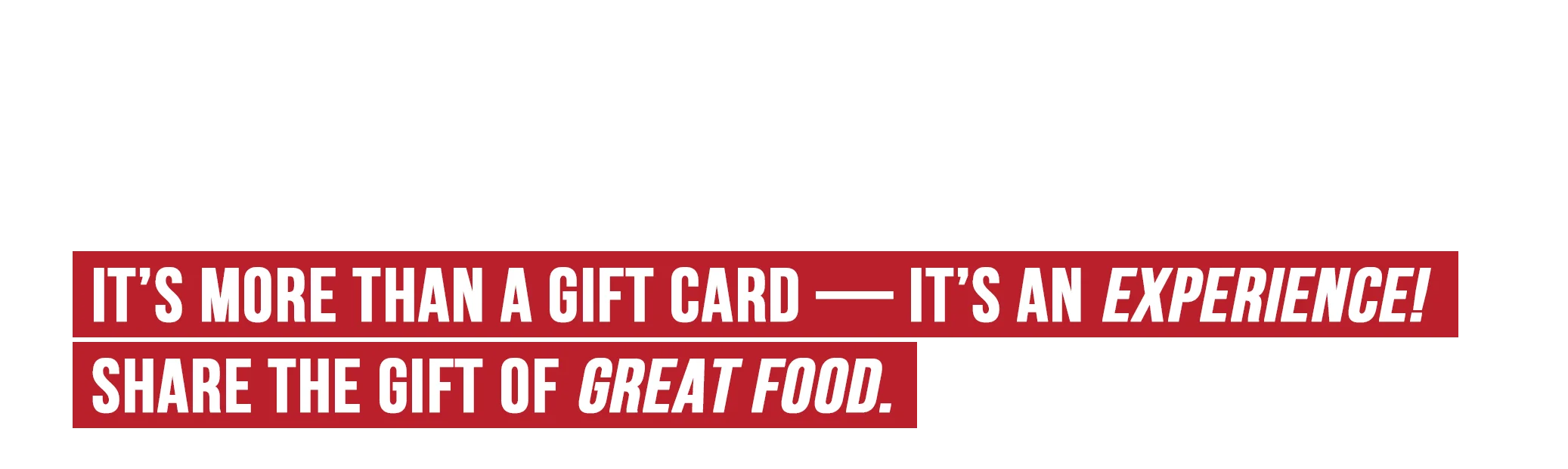 Promotional image for restaurant gift cards