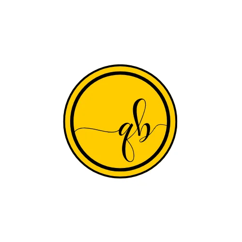 Stylized logo design featuring a circular yellow emblem
