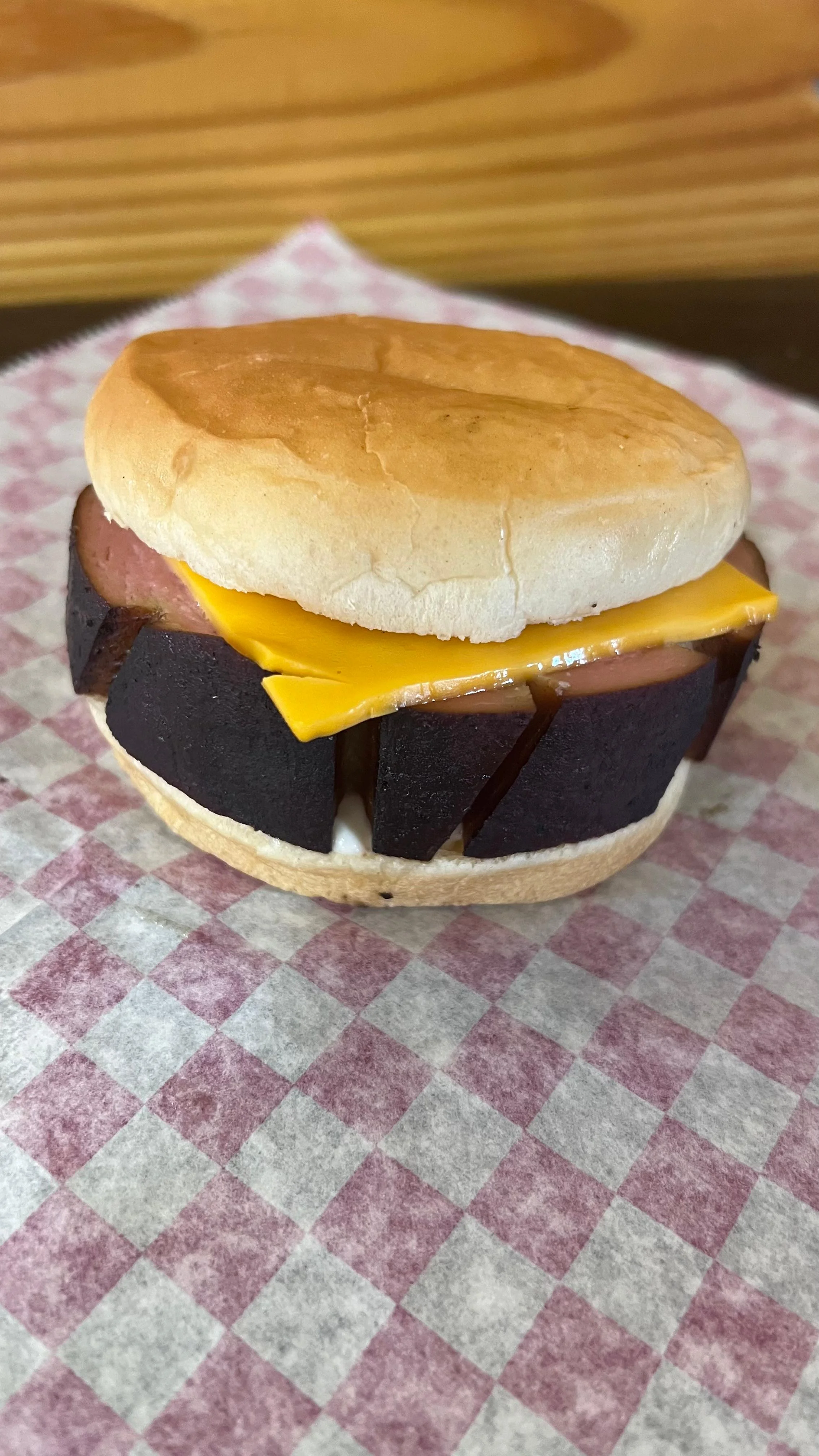 “Buster Burger” Bologna Sandwich