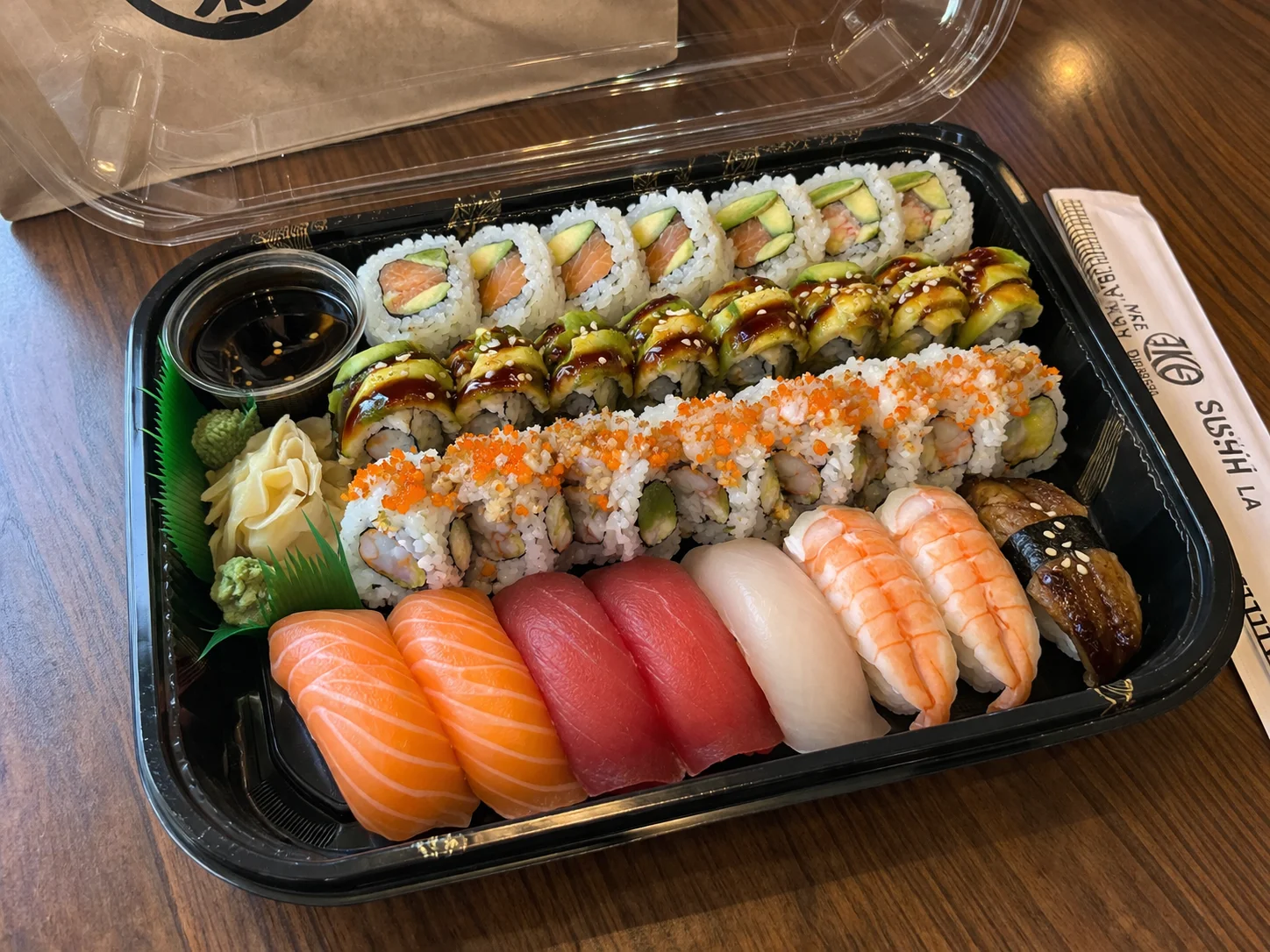 Fresh Sushi Takeout in Mid Wilshire Los Angeles