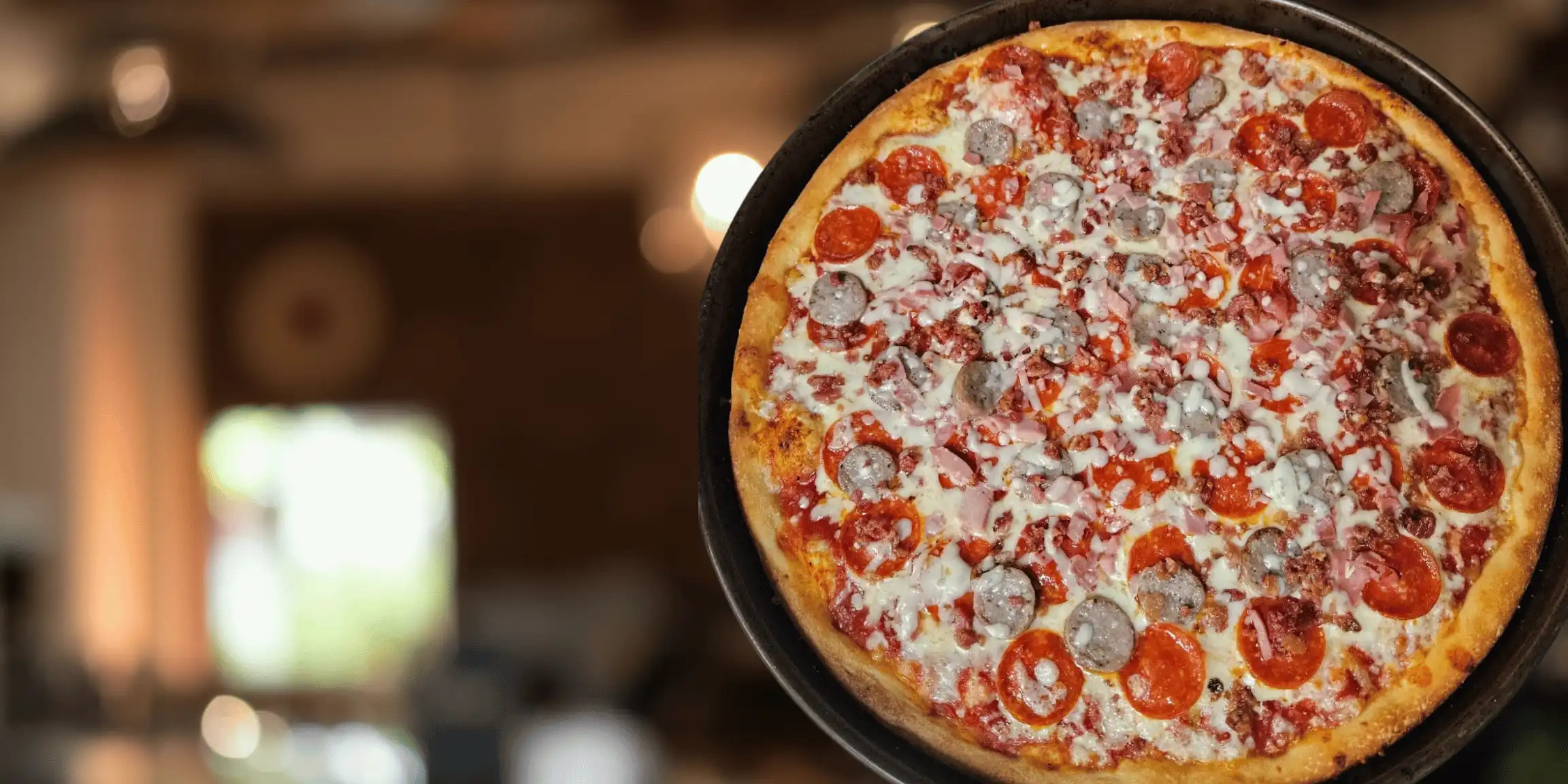 Meat Lover's Pizza at Calabria Pizza in Palmyra, PA