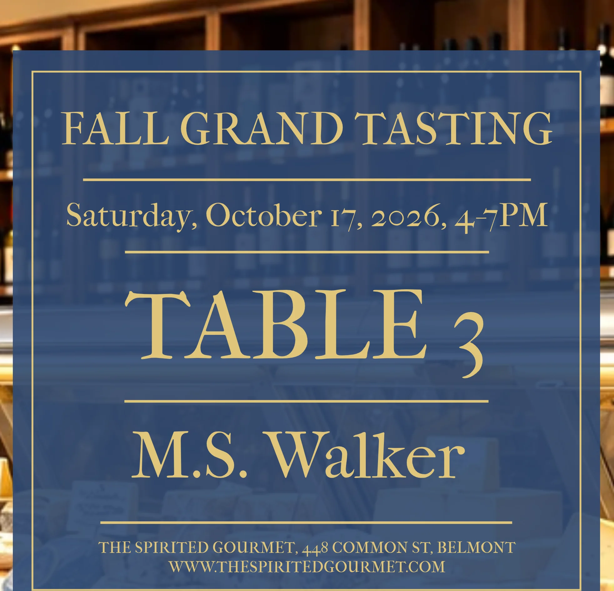 Restaurant event flyer with typography and QR code ordering instructions