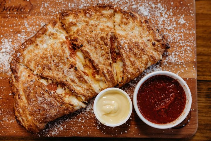 Large Calzone | Mulligans Pizza Restaurant