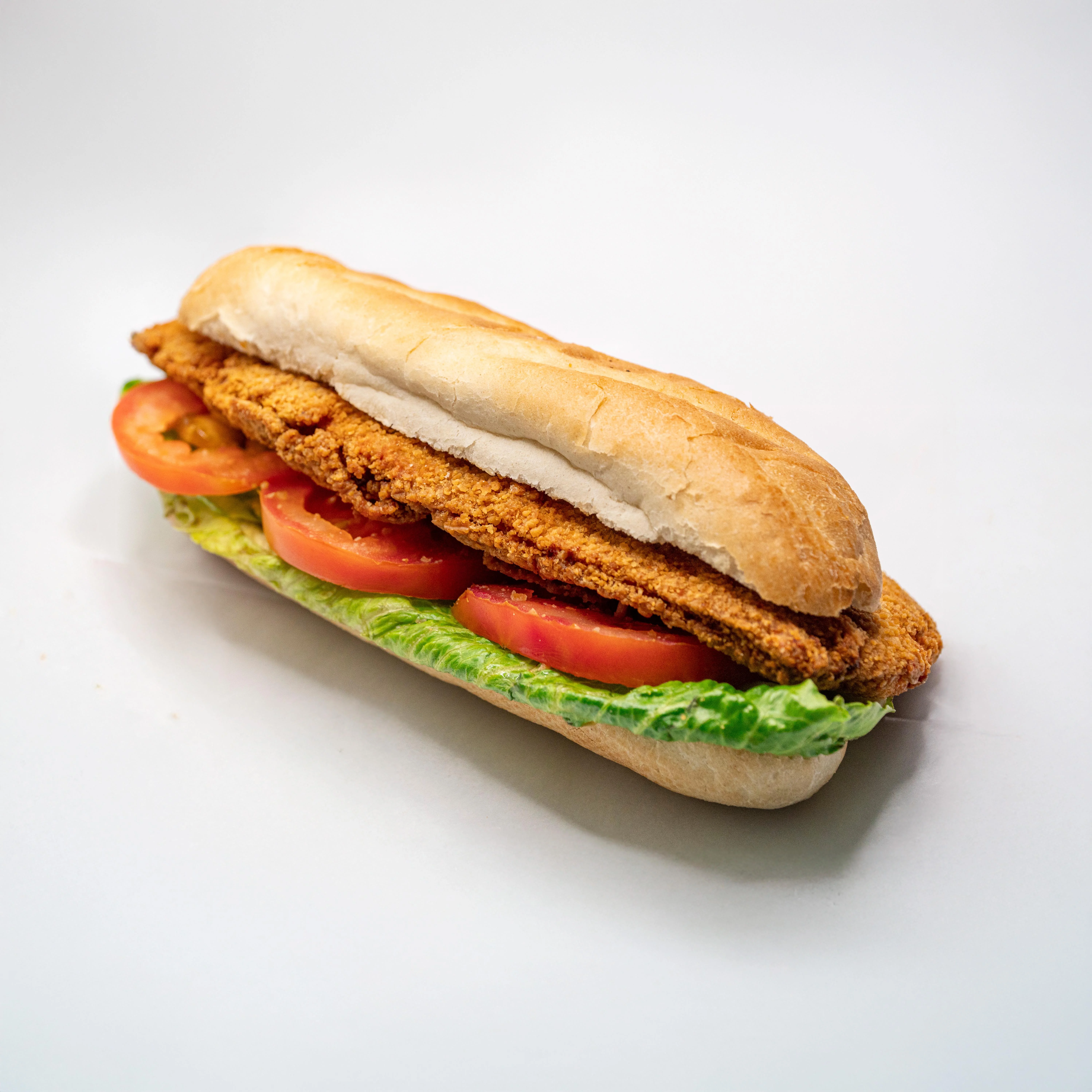 Beef milanesa sandwich